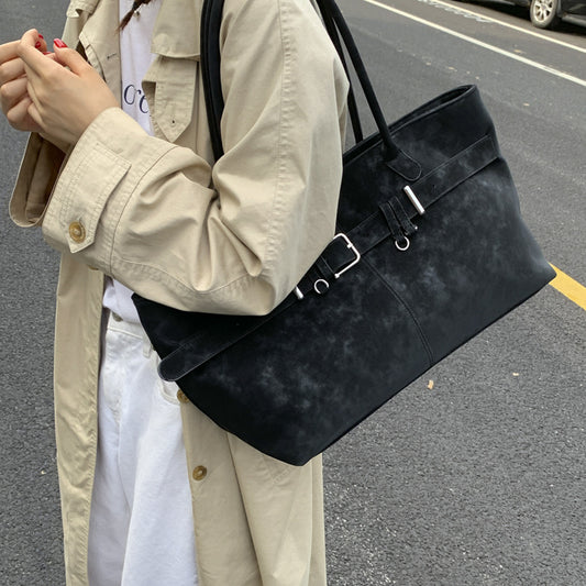 Retro Shoulder Bag Simple And Versatile Fashion Handbag