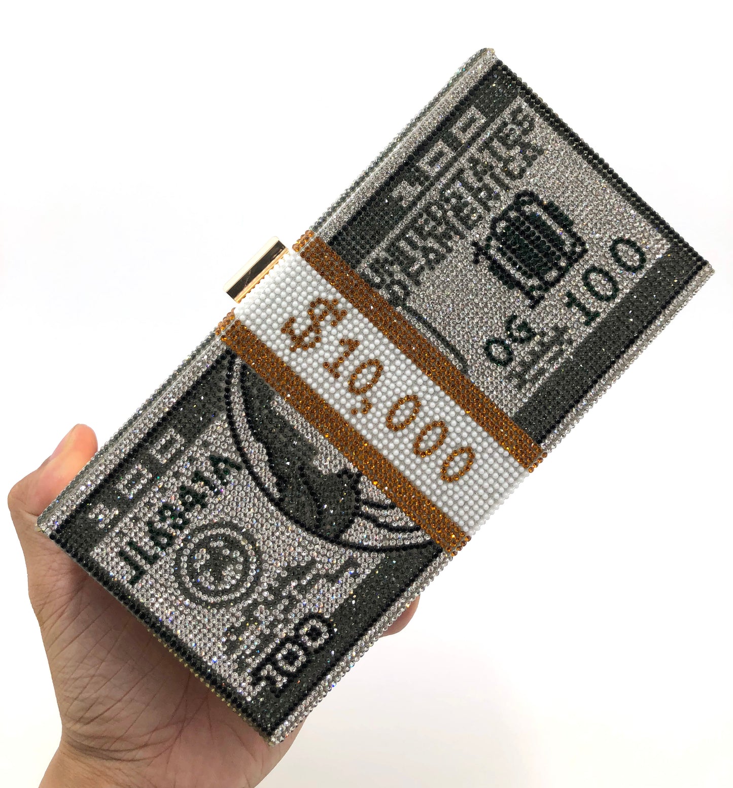 Dollar clutch messenger bag