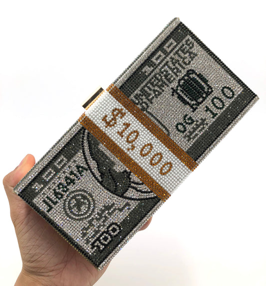 Dollar clutch messenger bag