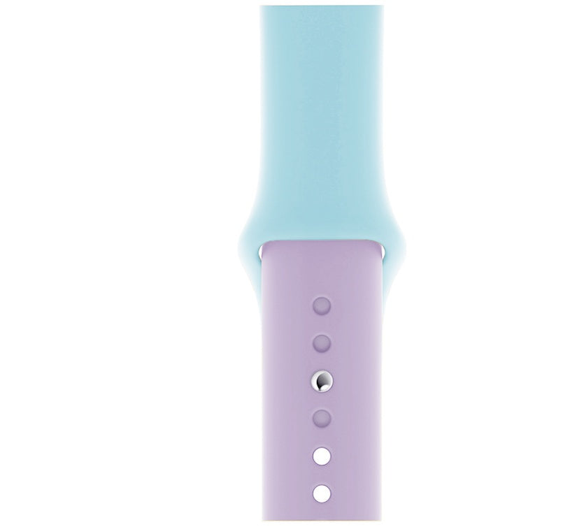 Monochrome mix and match silicone strap