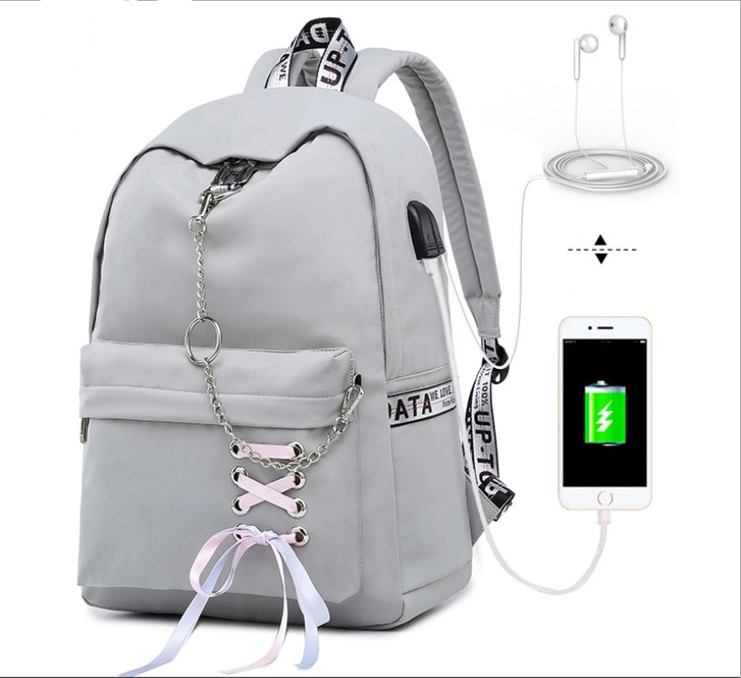 Charging backpack