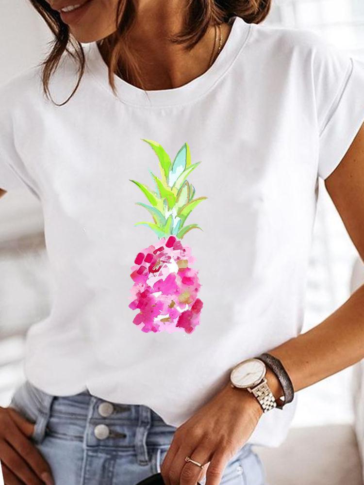 T-shirt AliExpress Amazon Independent Station Kortærmet til kvinder