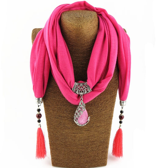 Tassel Peacock Pendant  Shawl  Scarf