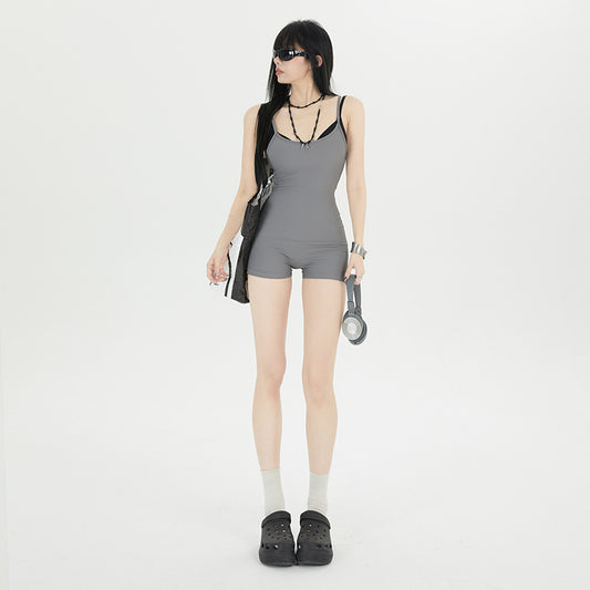 American Hot Girl Jumpsuit Women's Sweet And Spicy Casual Sling