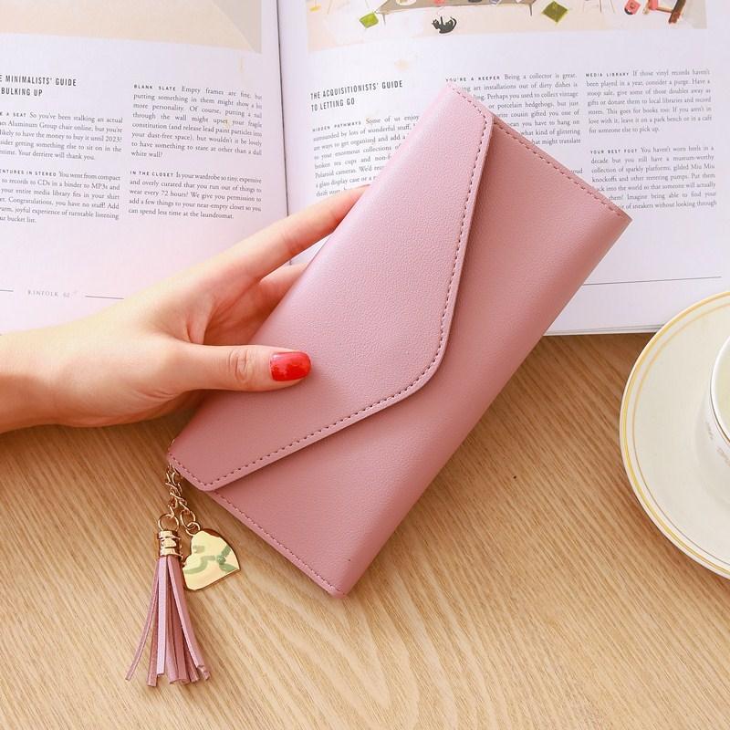 Women's Long Wallet Tri-fold Mobile Phone Bag