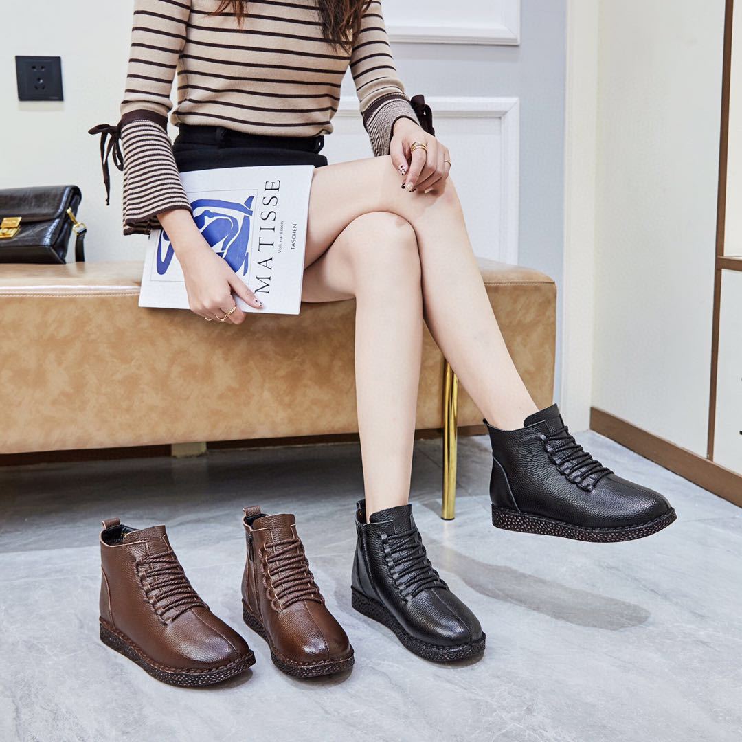 Fashion Warm Thick Woolen Women's Boots