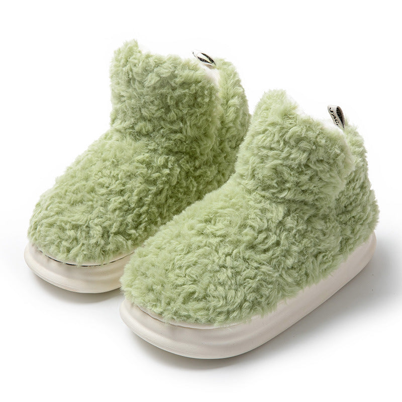 Female Winter Wear Heel Wrap Platform Type High Cotton-padded Shoes