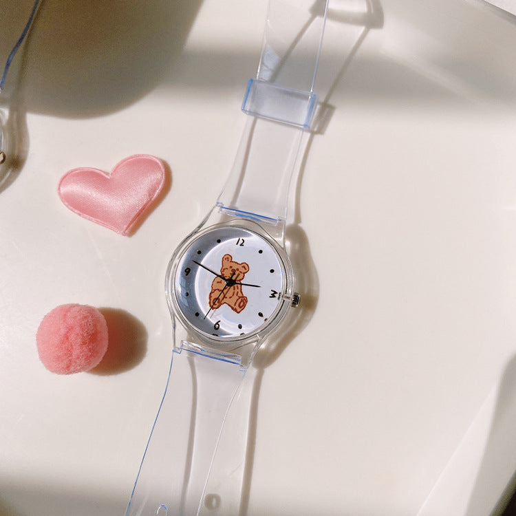Simple Japanese analog watch for children