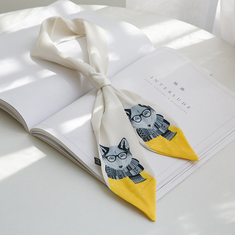 New Style Decoration Mr. Animal Small Skinny Scarf Neck Tie
