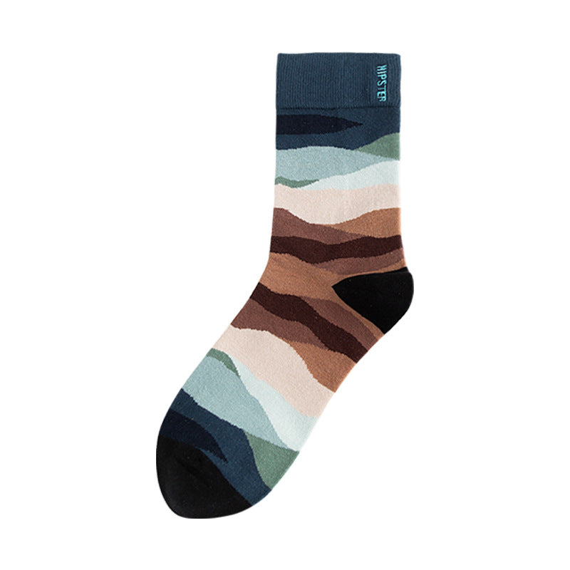 Personality and creativity hit color cotton socks