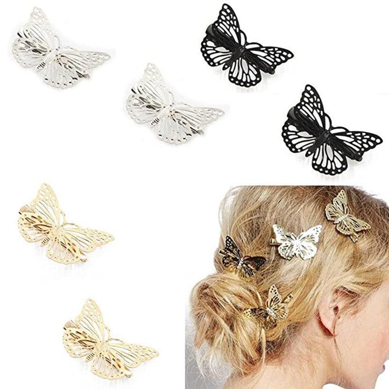 Creative new butterfly paired hairpin three-dimensional