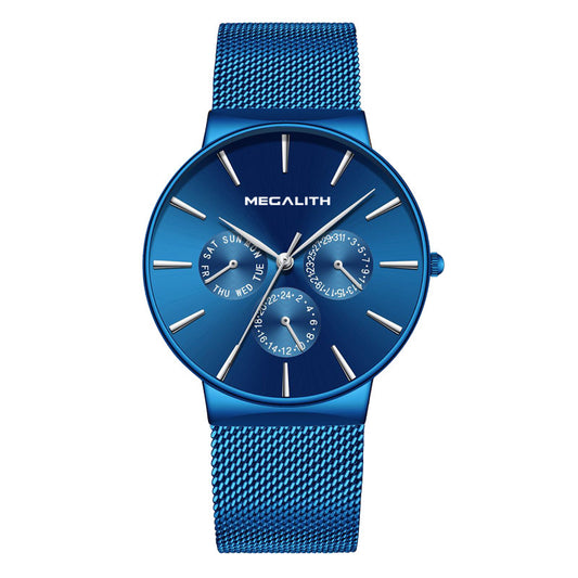 Waterproof quartz men's watch