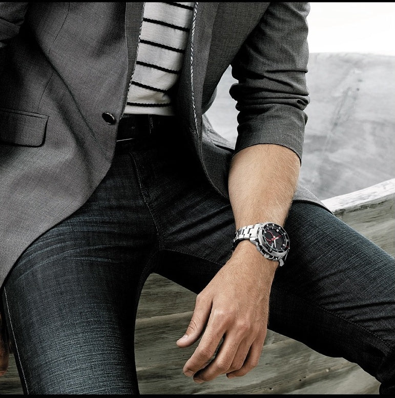 Calendar waterproof multifunctional watch