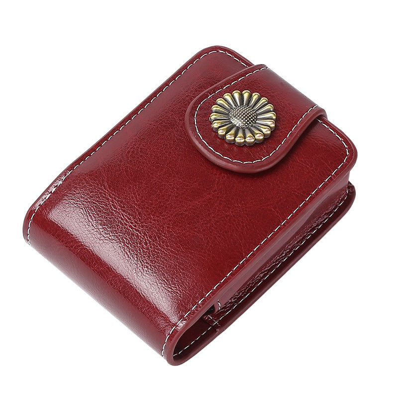 Women's Trumpet Simplicity Solid Color Cosmetic Bag
