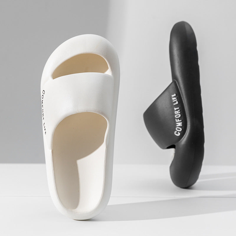 New Thick Bottom Indoor Home Non-slip Outdoor Wear Slippers