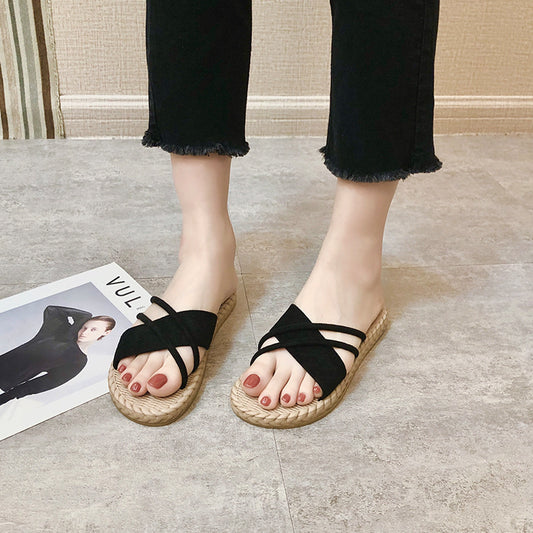 Loafer flat bottom beach shoes