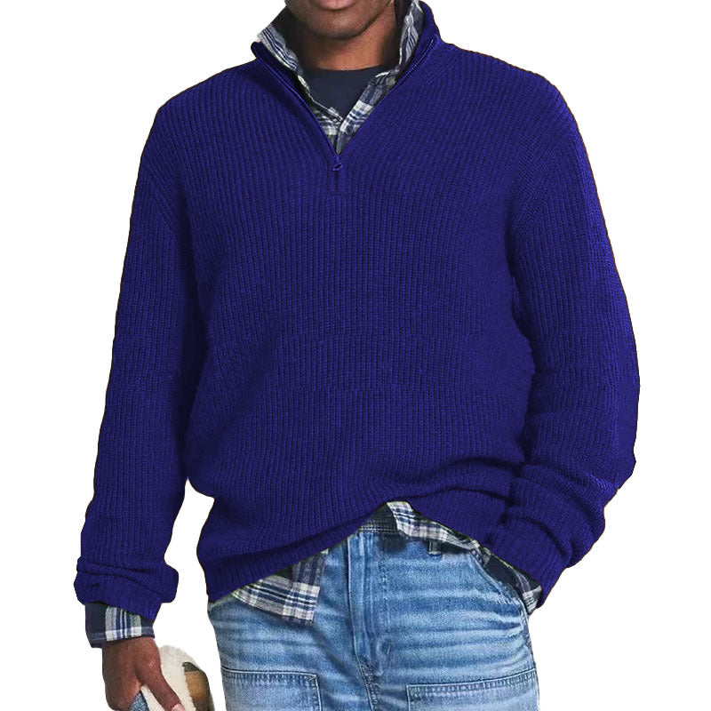 Fall Winter Men's Casual Sweater  Acrylic