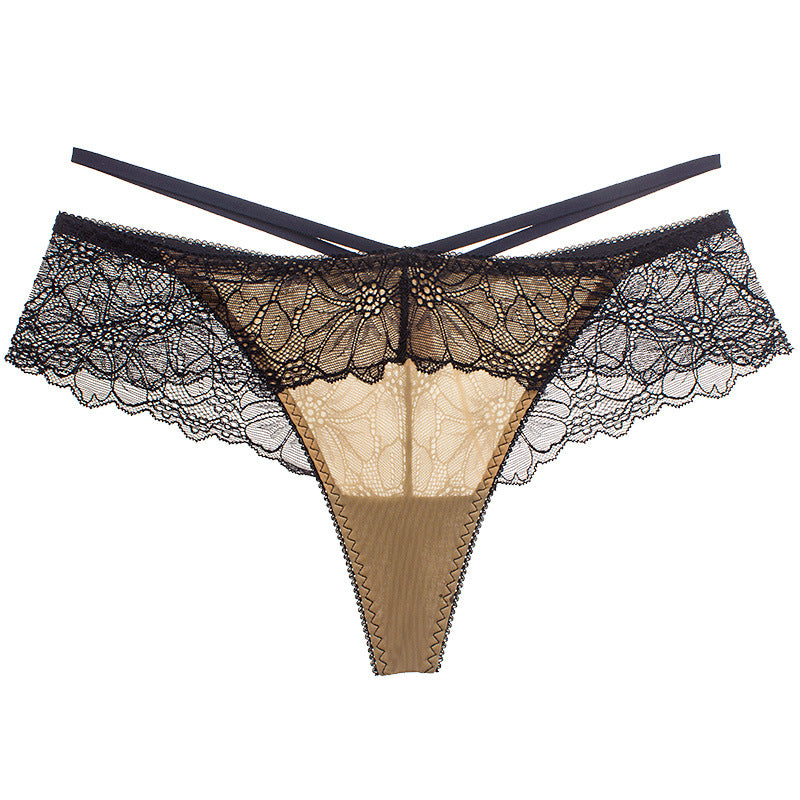 Ladies Briefs With Lace Straps And Low Waists