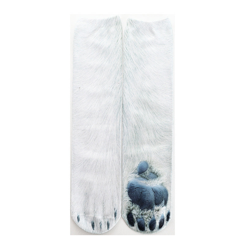 animal print socks 3D