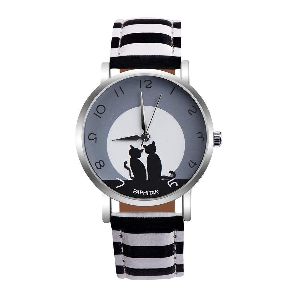 Quartz couple watch