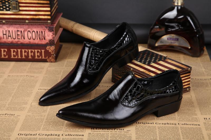 Bright Leather Summer British Trend Low-top Shoes Pointed Shoes Trendy Men's Shoes