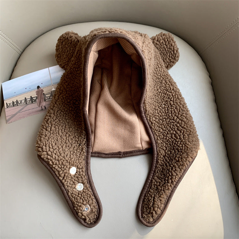 Hat Brown Bear Cute And Sweet Ears