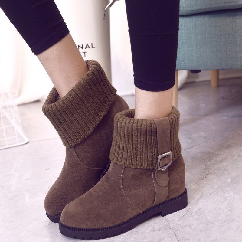 Short Tube Winter Shoes Women's Plush Inner High Boots Children's Short Boots