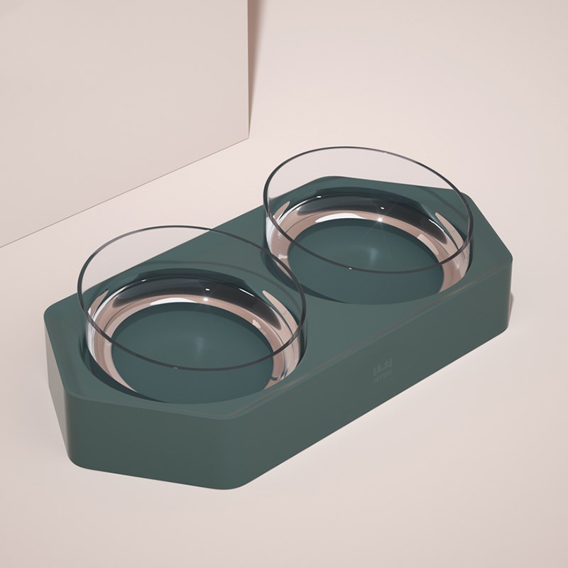 Neck protector drinking water rice bowl