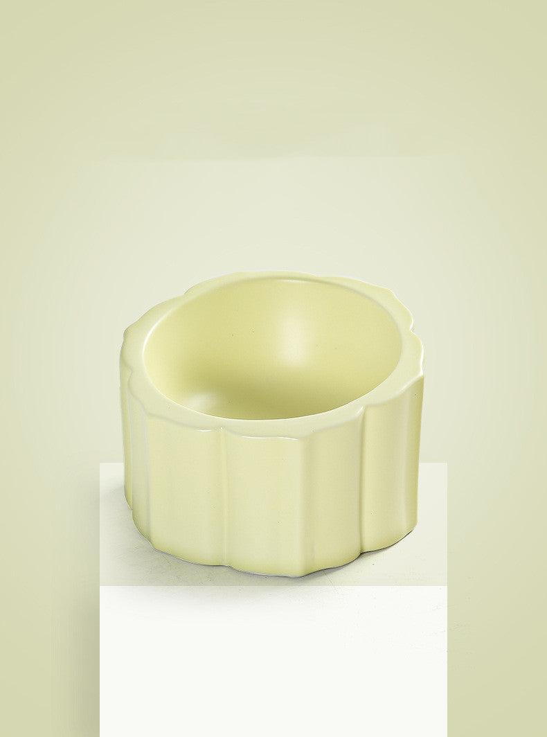 Pet ceramic cat bowl dog bowl
