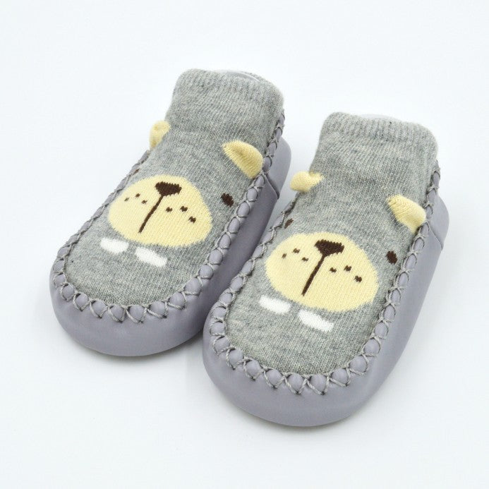 Children's Non-slip Socks And Soft-soled Cotton Shoes
