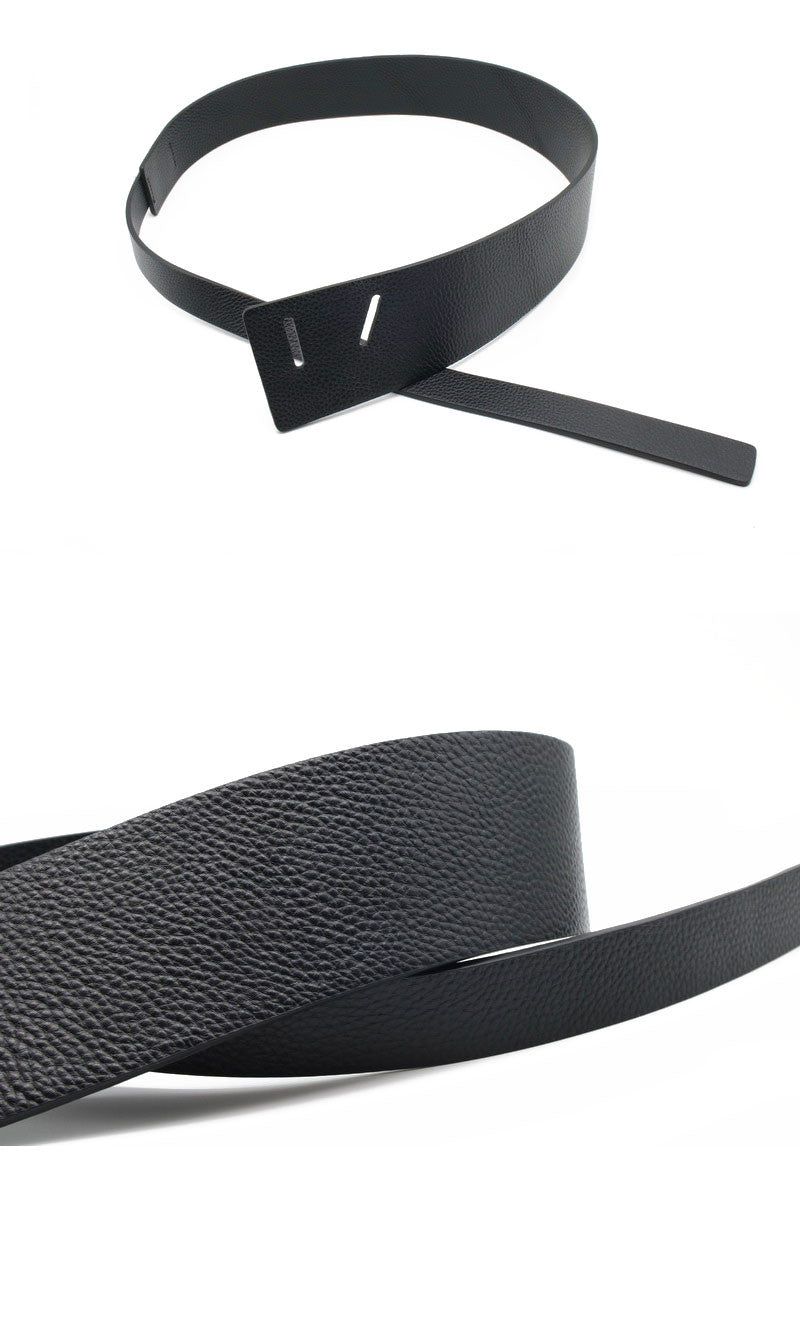 Women's leather belt