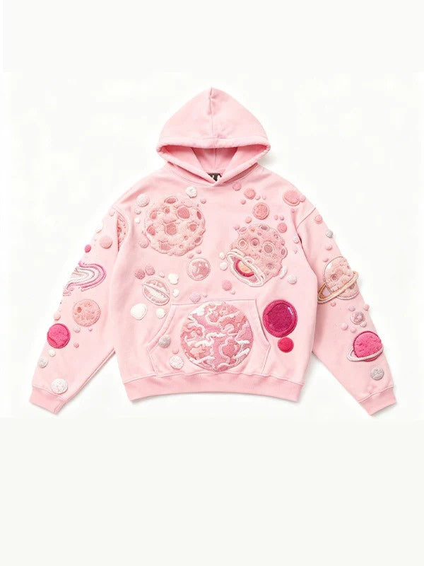 Fashion Casual Printed Polyester Sweater