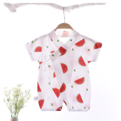 Baby Short Sleeve Onesie Summer Boys And Girls
