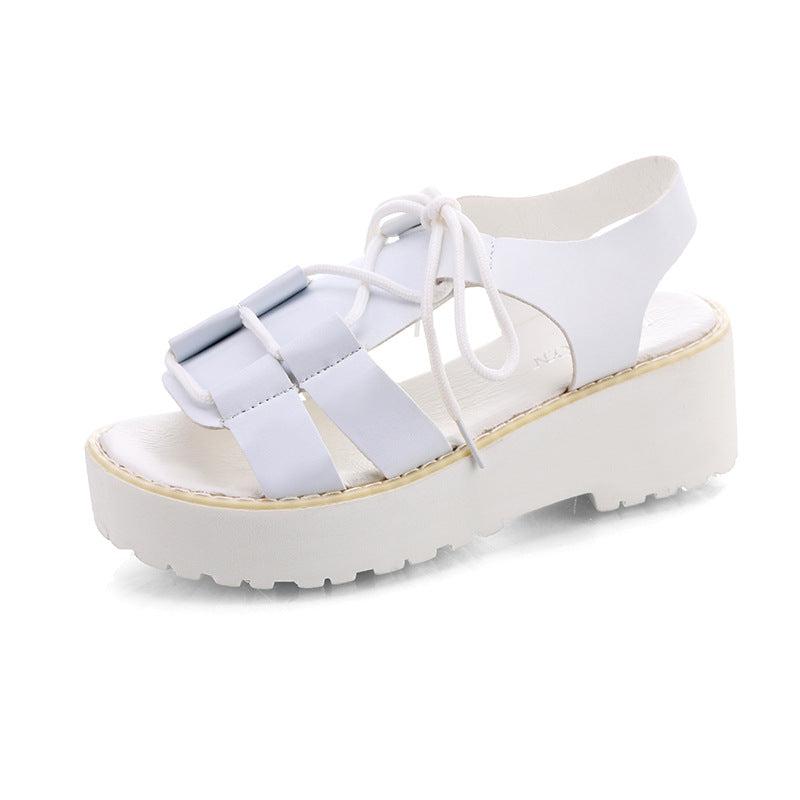 Women's shoes wild casual fish mouth student sandals women