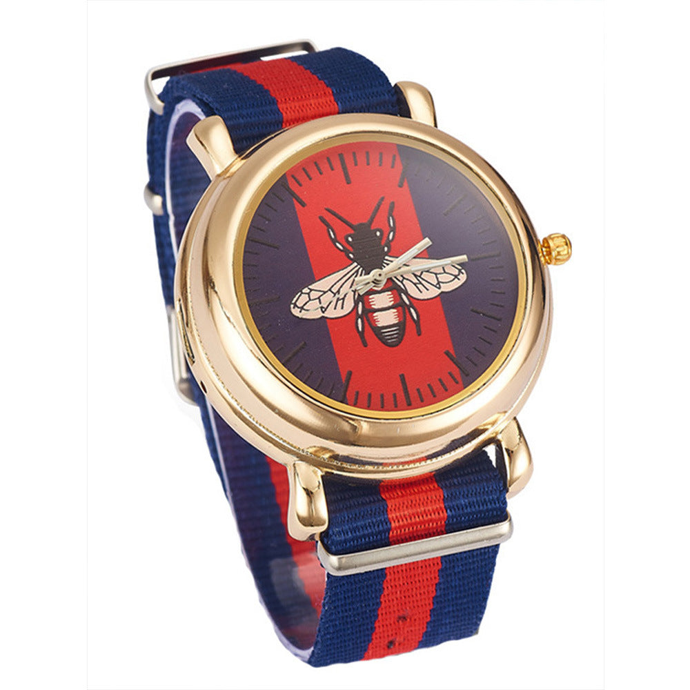 Cigarette Lighter Quartz Canvas Watch