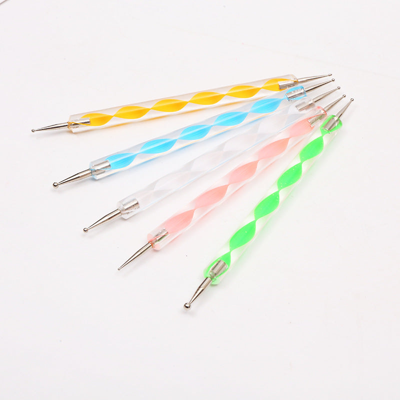 Crystal rod point pen tool