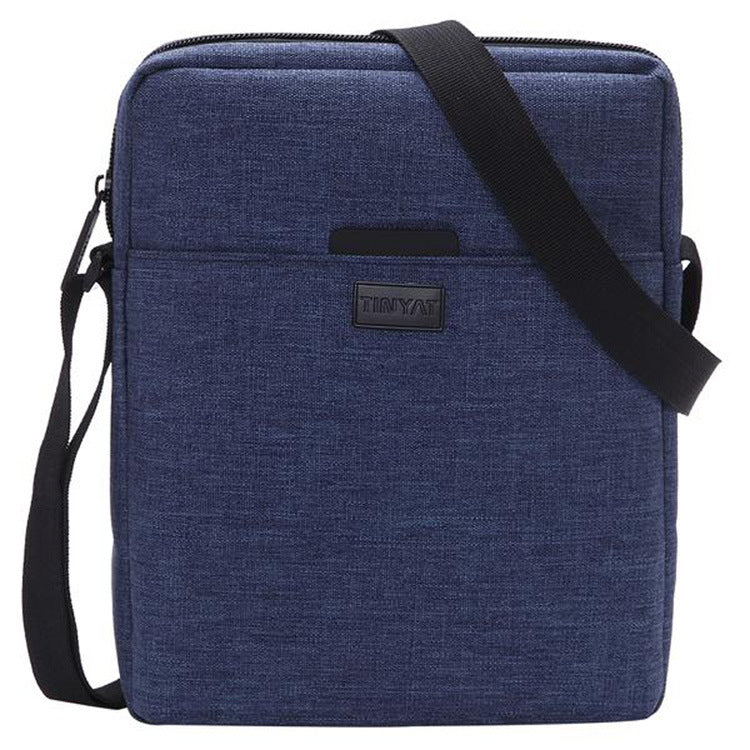 Men's casual cross bag retro canvas shoulder bag