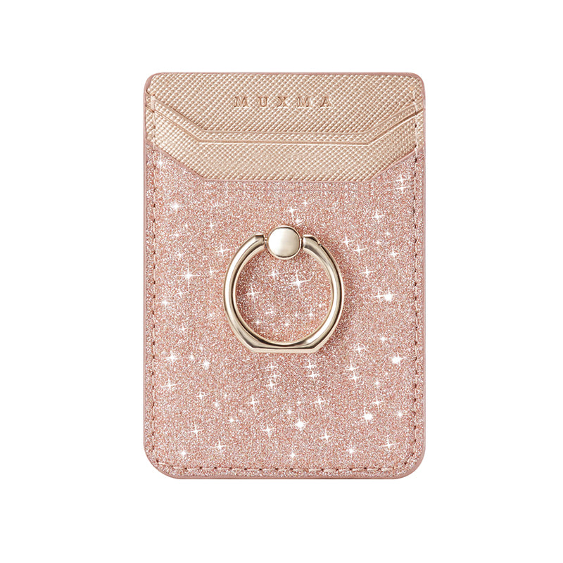 Phone back sticker card holder