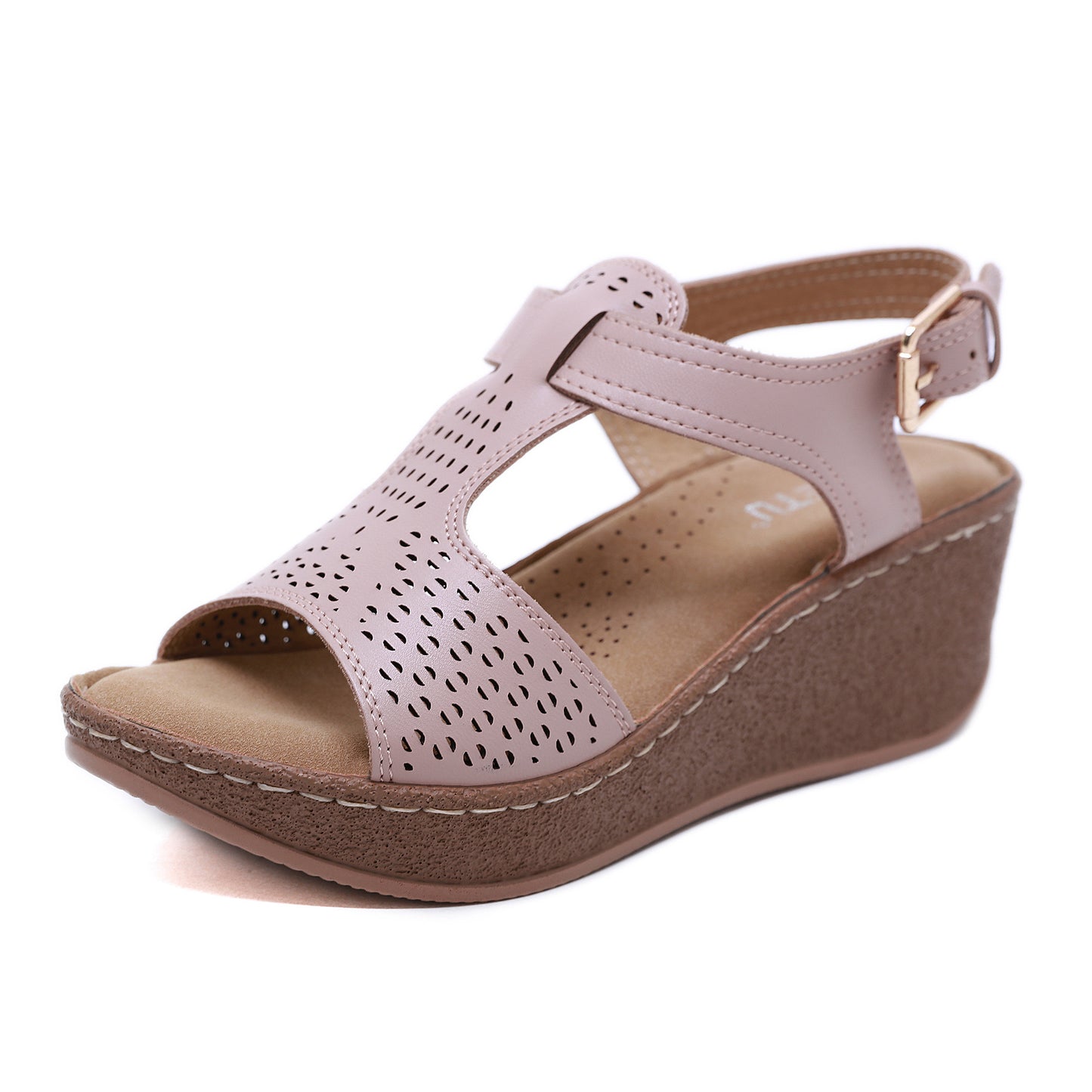 Wedge heel shoes ethnic style Bohemia style