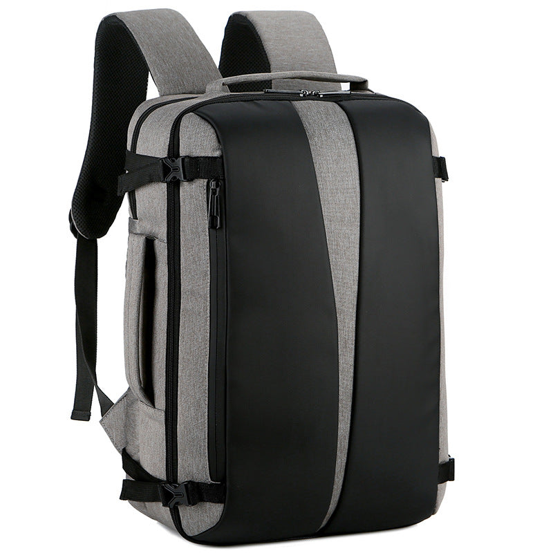 Men's Backpack Oxford Cloth Backpack USB Waterproof Travel Bag