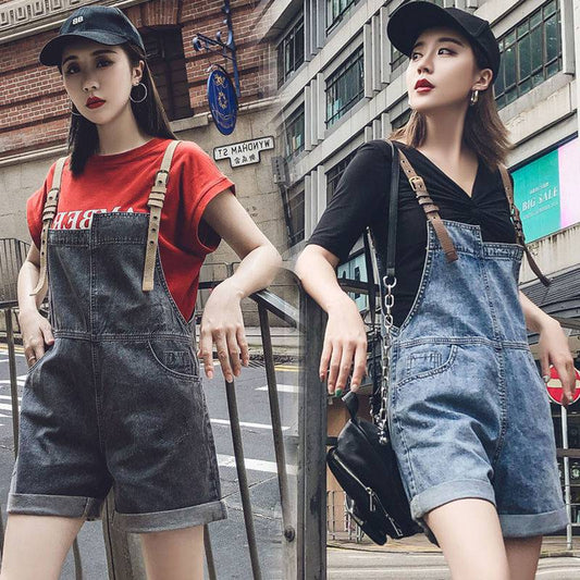 Løse Retro Hong Kong-stil Aldersreducerende Shorts