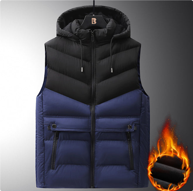 Men's Fashion Down Cotton Coat Vest
