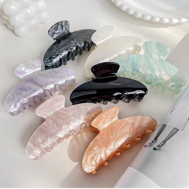 Jaw  Clip Women's All-match Fashion Hair Claw Jelly Color