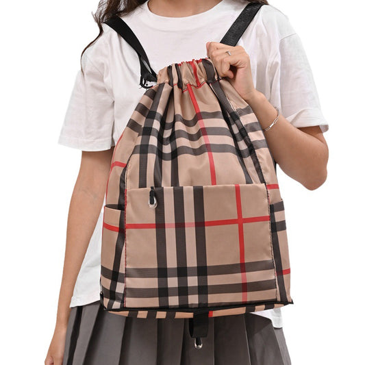 Women's Stylish And Portable Foldable Basketball Drawstring Bag