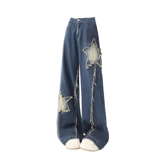Damernes Vintage XINGX Jeans med Rå Kant fra American High Street