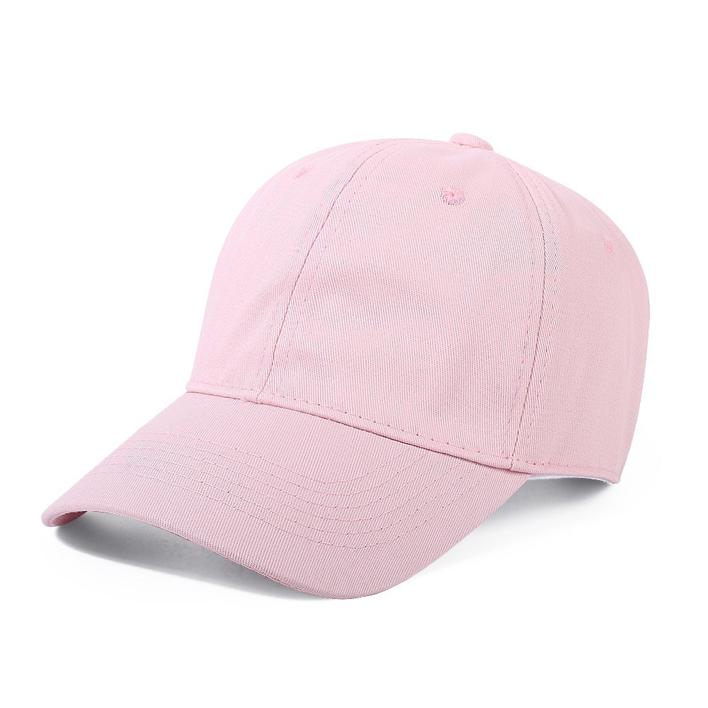 Soft Top All-matching Hat R Letter Baseball Cap For Women