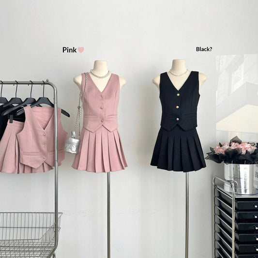 Summer Fashion High Waisted Cropped Skirt Set