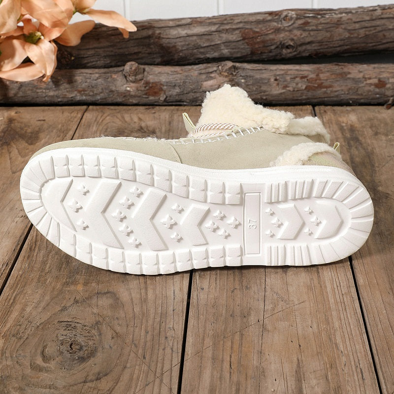 Season New Mid-top Women's Large Size Fashion Simple Snow Boots
