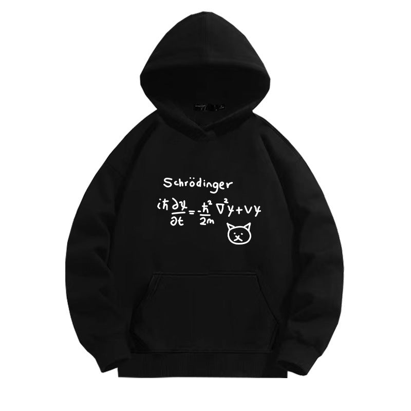 Schrodinger's Cat Hooded Pullover In Summer