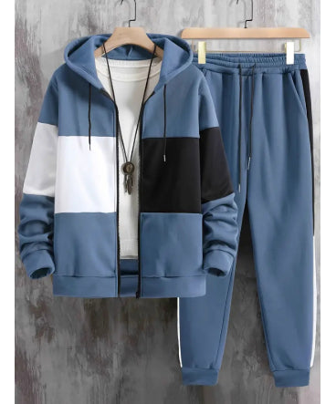 Mens AutumnWinter 3D Elephant-Print Long-Sleeve Hoodie Set